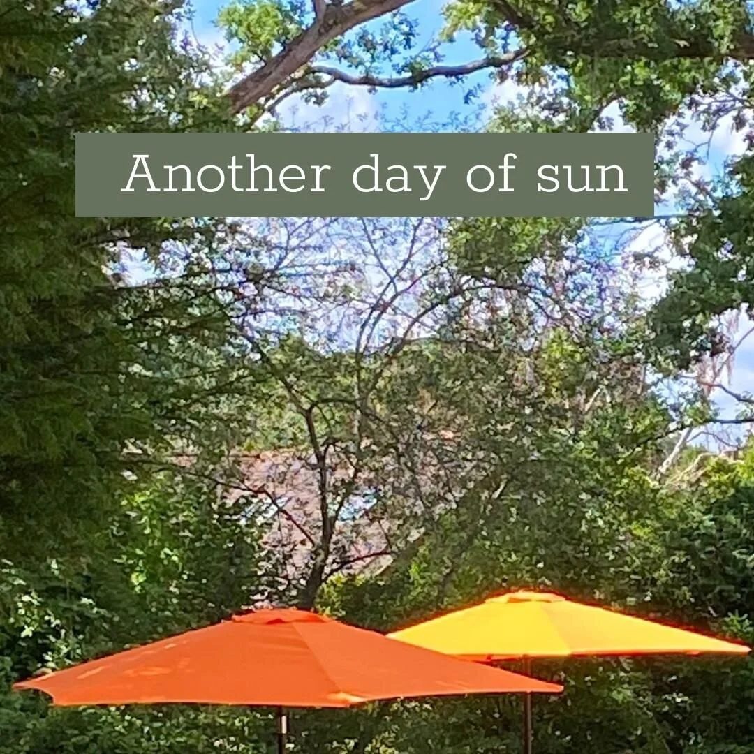 There's a gentle hum of chat and the clinking of teaspoons on china this afternoon, the perfect sounds of a late summer's afternoon.  We are so grateful to have the @yewtreetreecafebusbridge in the churchyard and all the caf&eacute; volunteers.