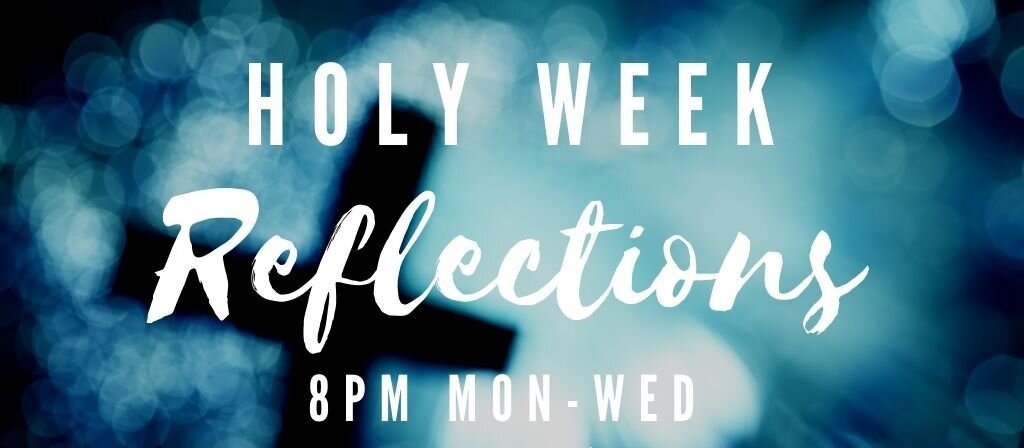  Join the zoom for a 30 min compline style reflection this Holy Week (11-13 April) 