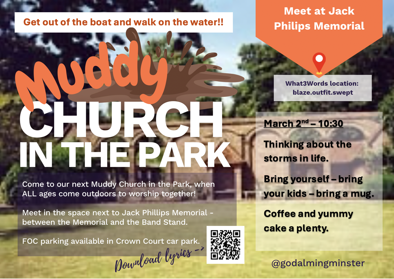  Muddy Church in the Park 2 Mar 25 