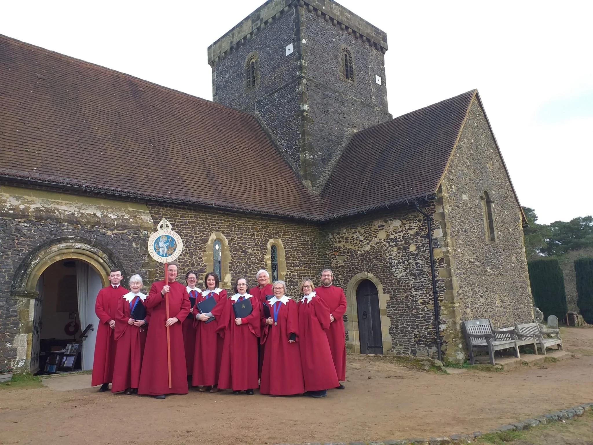 The Minster Choir received a very warm welcome at St Martha-on-the-Hill, Chilworth last Sunday when they were invited to join their BCP Eucharist to celebrate the Baptism of Christ. The congregation were very appreciative: it was the first time the church had held a Choral Eucharist since 1979!