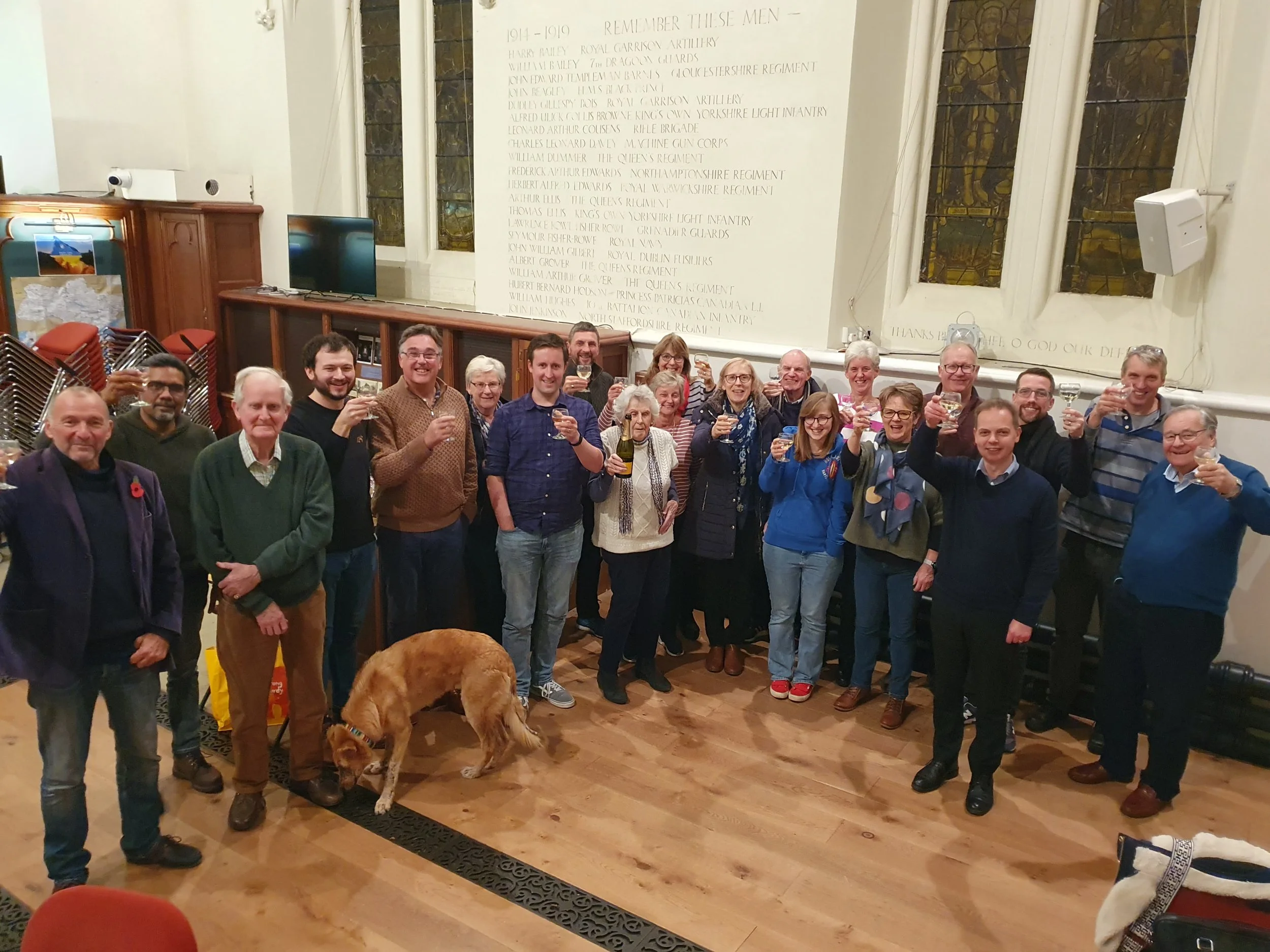 A photo from the last ever joint Busbridge and Hambledon PCC meeting, showing that members have a great time!  We thank them all for their service.  Members for the new Godalming Minster PCC will be elected at the SPCM on 7 January 2024.  Read on for more info.