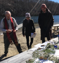 In 2009, Rev. Steve Blackmer stepped away from a 25 year career in conservation to attend church for the first time, be baptized, attend Yale Divinity School, and become a priest. Currently Steve is chaplain at Church of the Woods and founding executive director at Kairos Earth . 