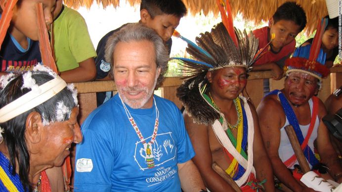 Mark Plotkin with a few Amazon shamans. 
