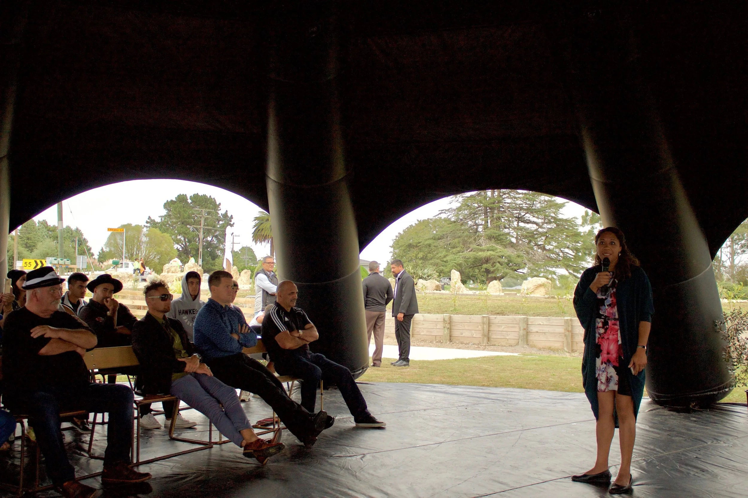 Hinewai Hawaikirangi explains the days programme