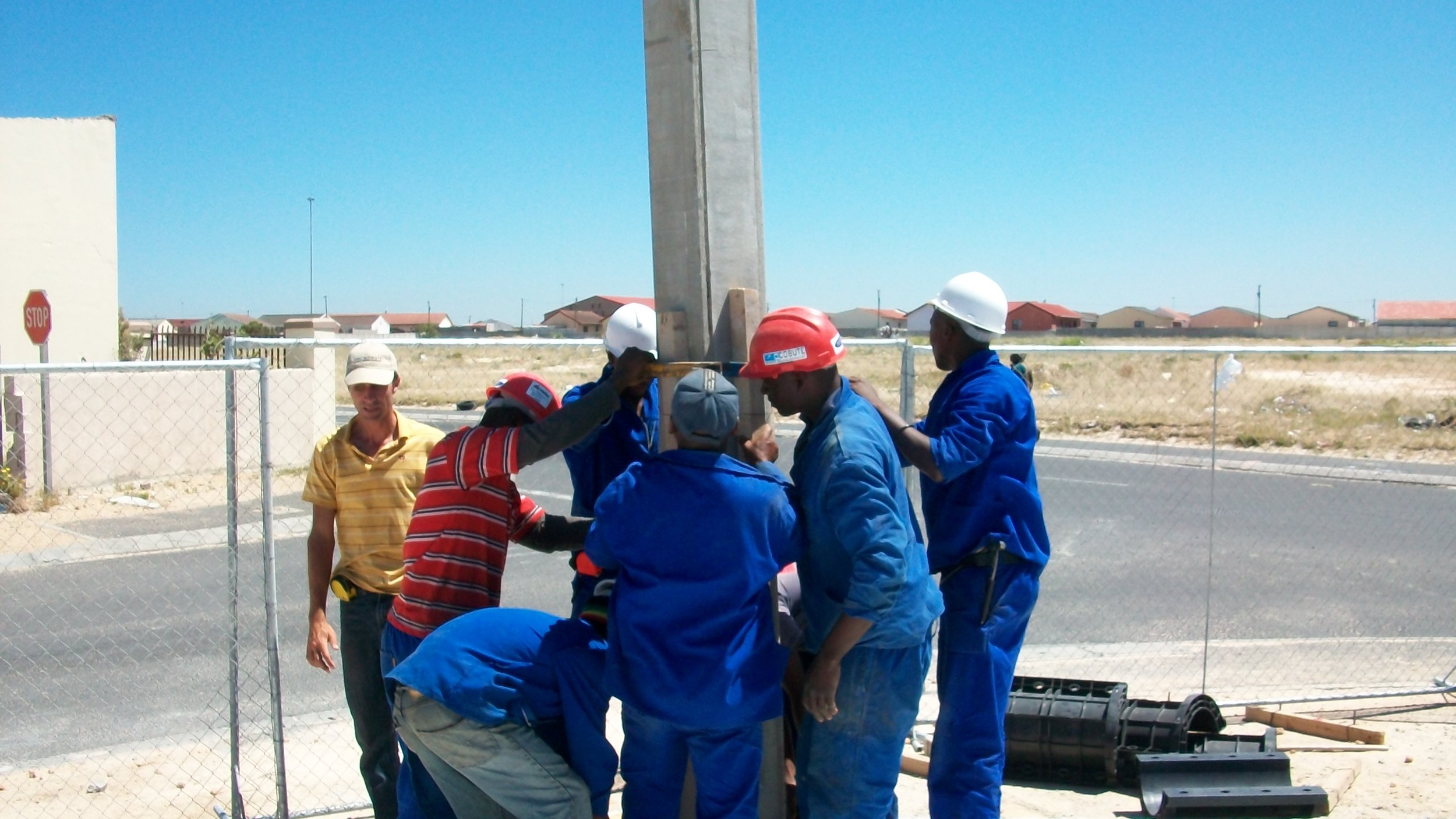 The Cobute precast system is labour intensive and includes transfer of skills in communities.JPG
