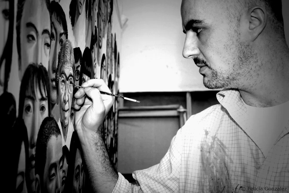 Carl Randall artist studio.