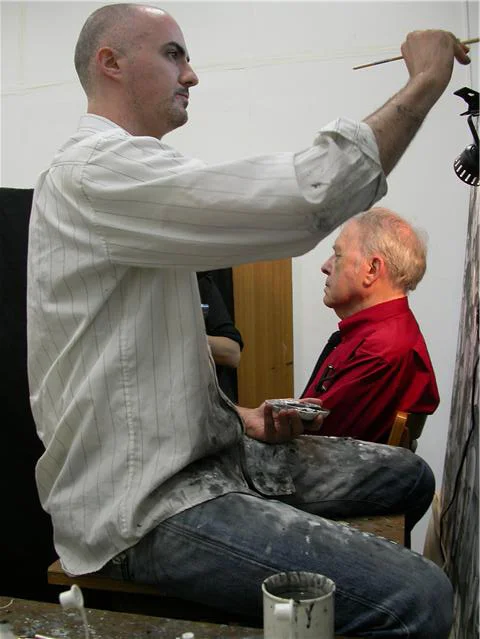 Carl Randall artist studio.