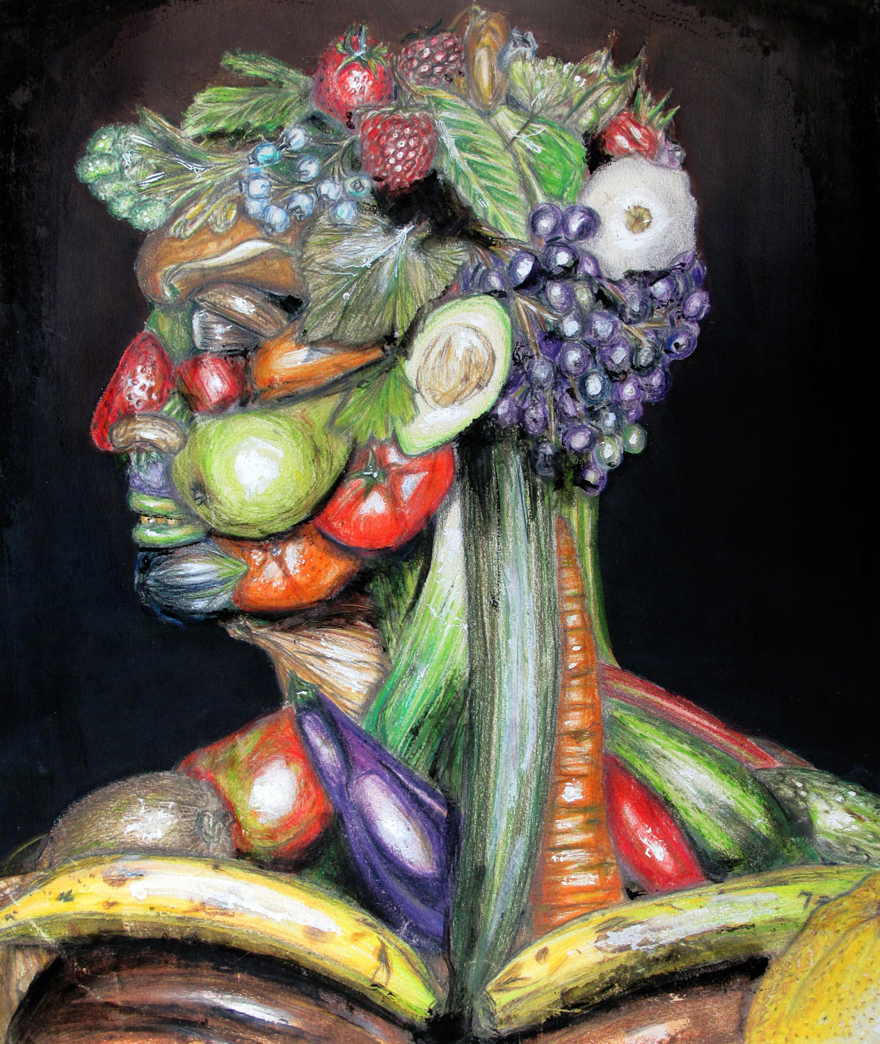 Portrait of a Man (in the style of Giuseppe Arcimboldo)