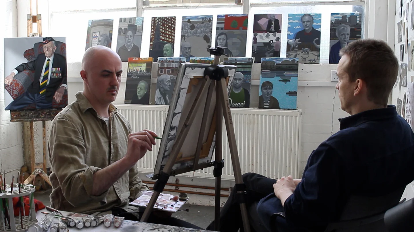 Carl Randall artist studio