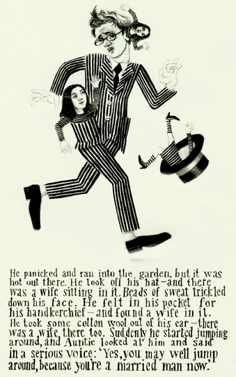 Illustration for a Nikolai Gogol story