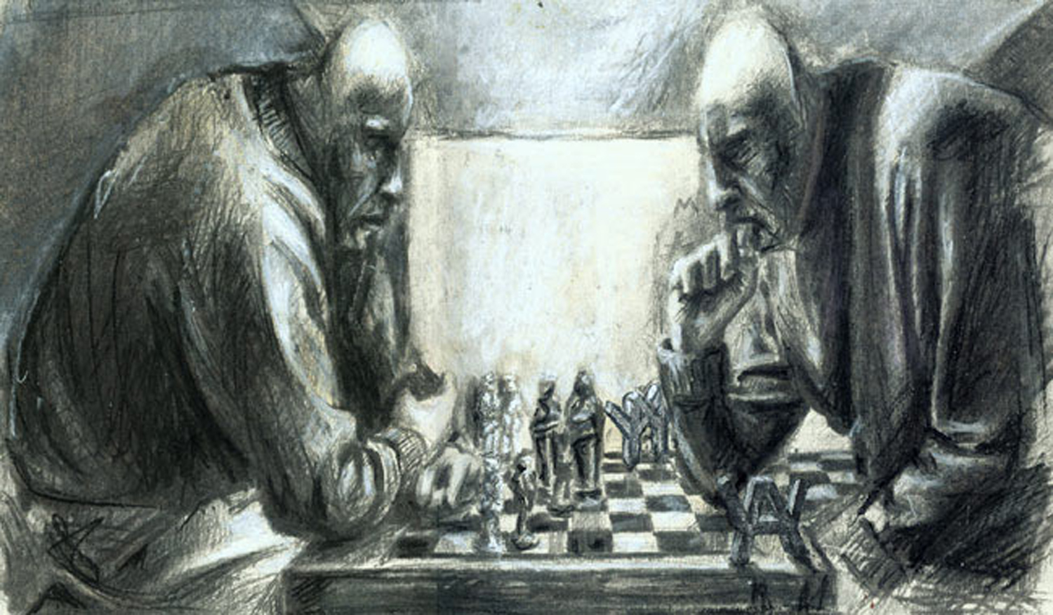 Study for 'Chess'
