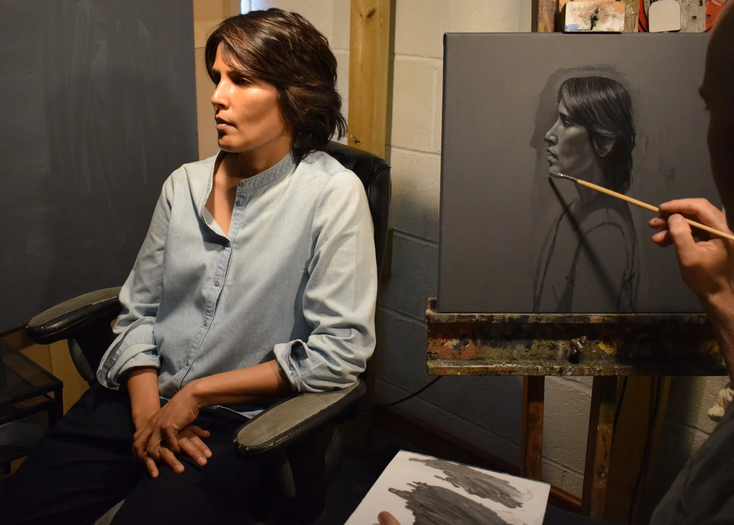 Painting singer songwriter Tanita Takaram