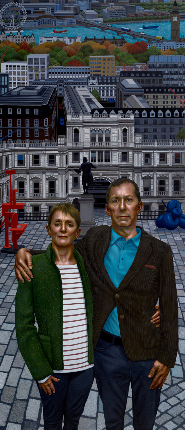 The Gildons in London (Andy & Kath at the RA)