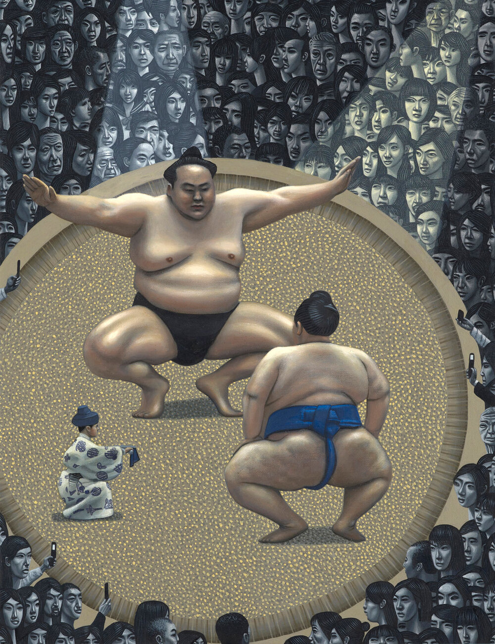 reservedele Koordinere akademisk Limited edition fine art print of Sumo painting — Carl Randall
