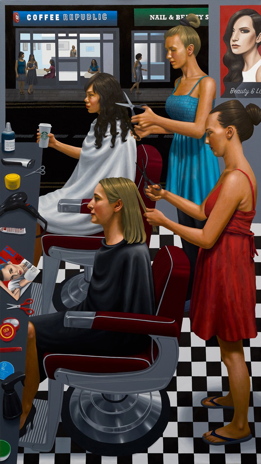 Hairdresser's at Night