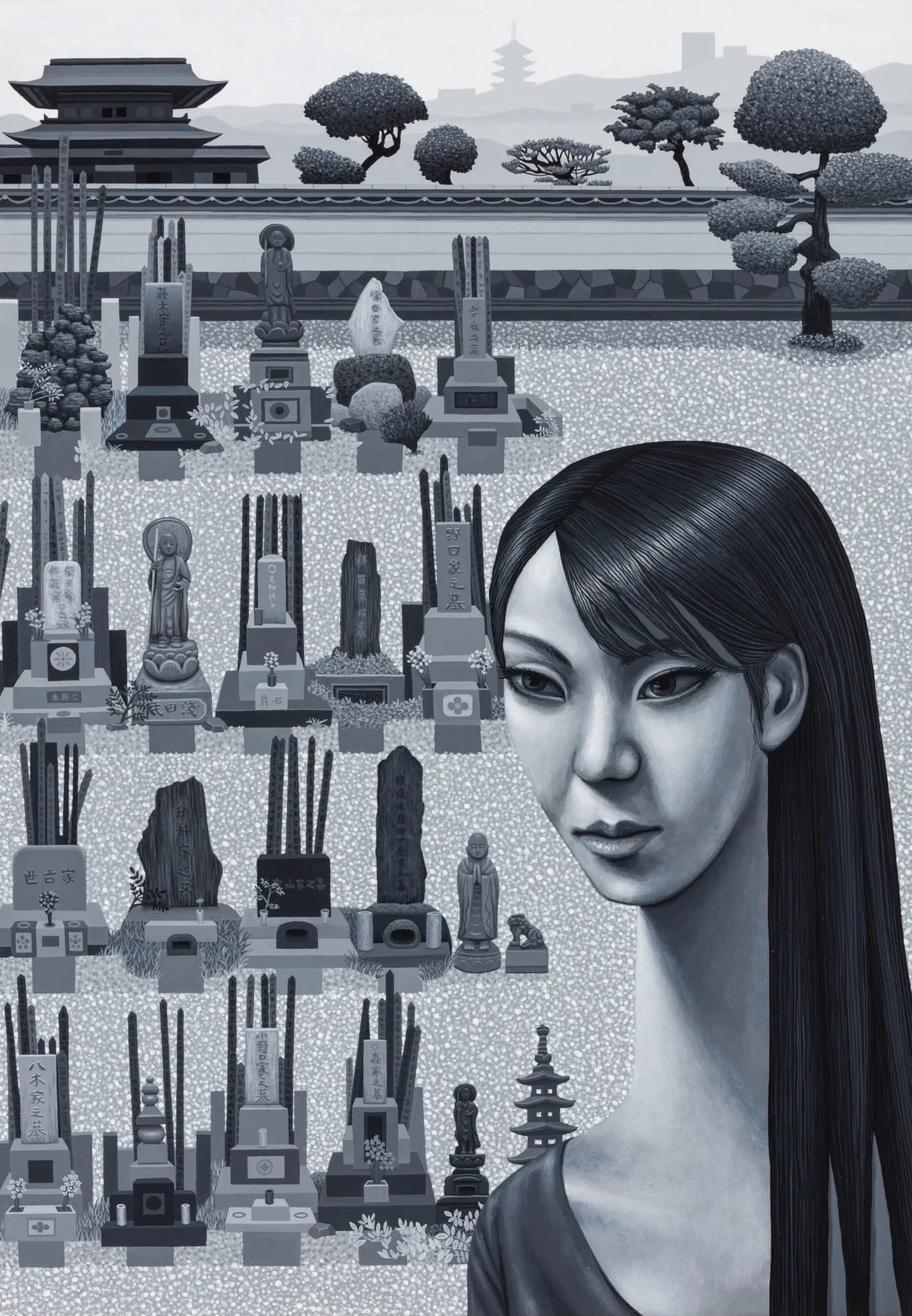 japanese graveyard girl portrait painting.jpg