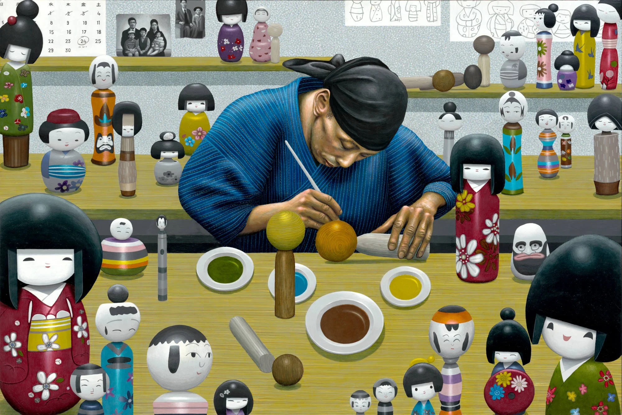 kokeshi japanese wooden dolls master maker japan painting.jpg