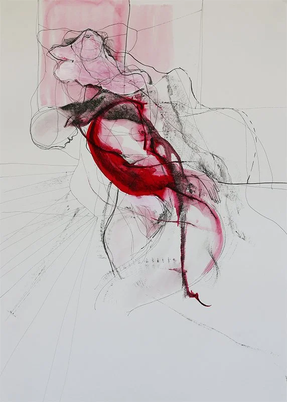 A new world, a new life awaits you on the other side of the void... Ink on paper / 42 cm x 59,4 cm / 700€