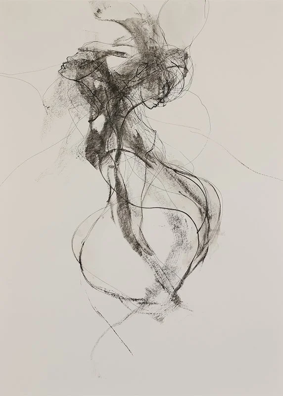 Oh! what great passion of light found here the source of its love? / Ink on paper / 42 cm x 59,4 cm / 850€