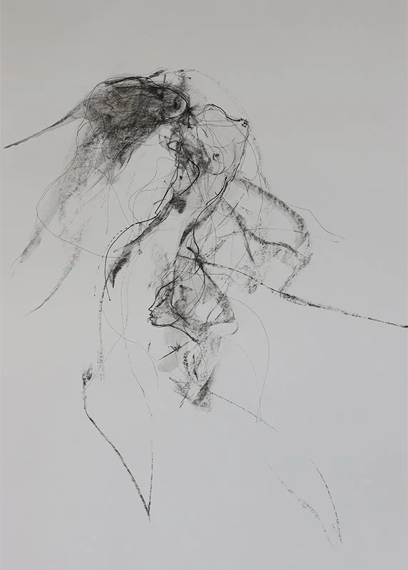 Naked and exposed. Ravished by the sun …/ Ink on paper / 42 cm x 59,4 cm / 850€
