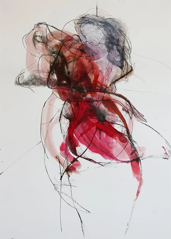 Lunar forces carry you to faraway realms, where you glimpse a life beyond this one. / 42 cm x 59,4 cm / 700€