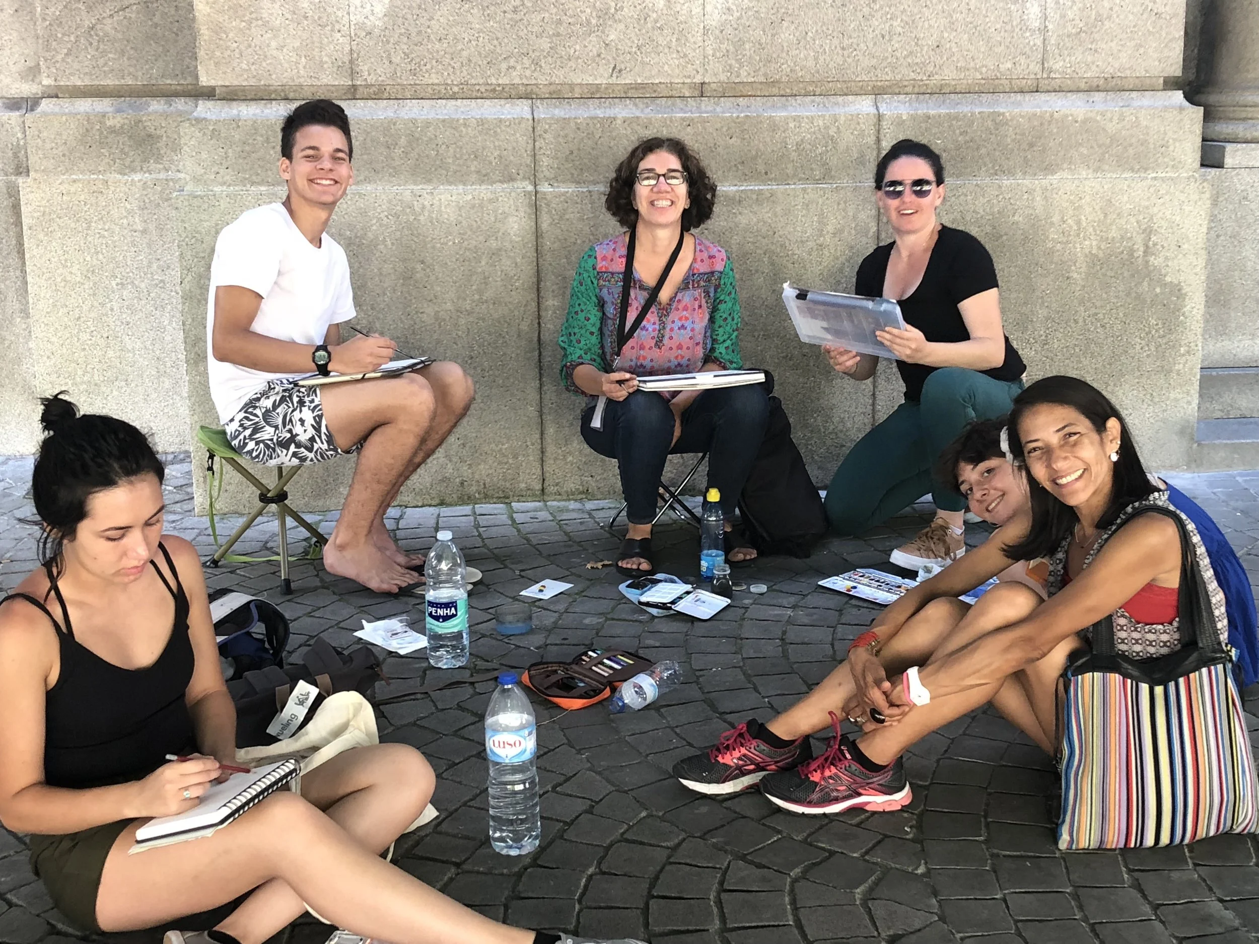 Sketching in Porto, Portugal July 2018