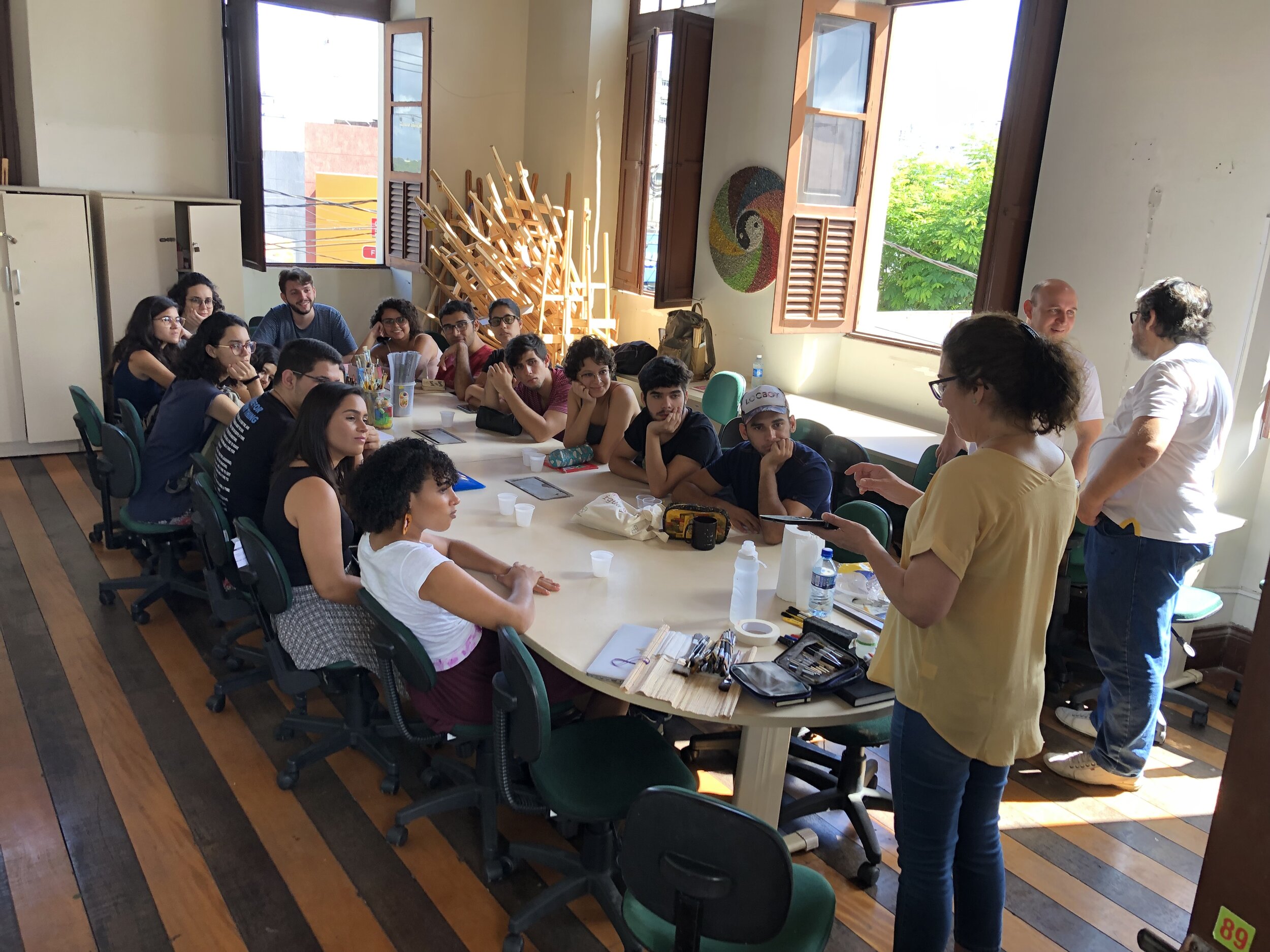 Conducting a workshop in Natal, RN- Brazil