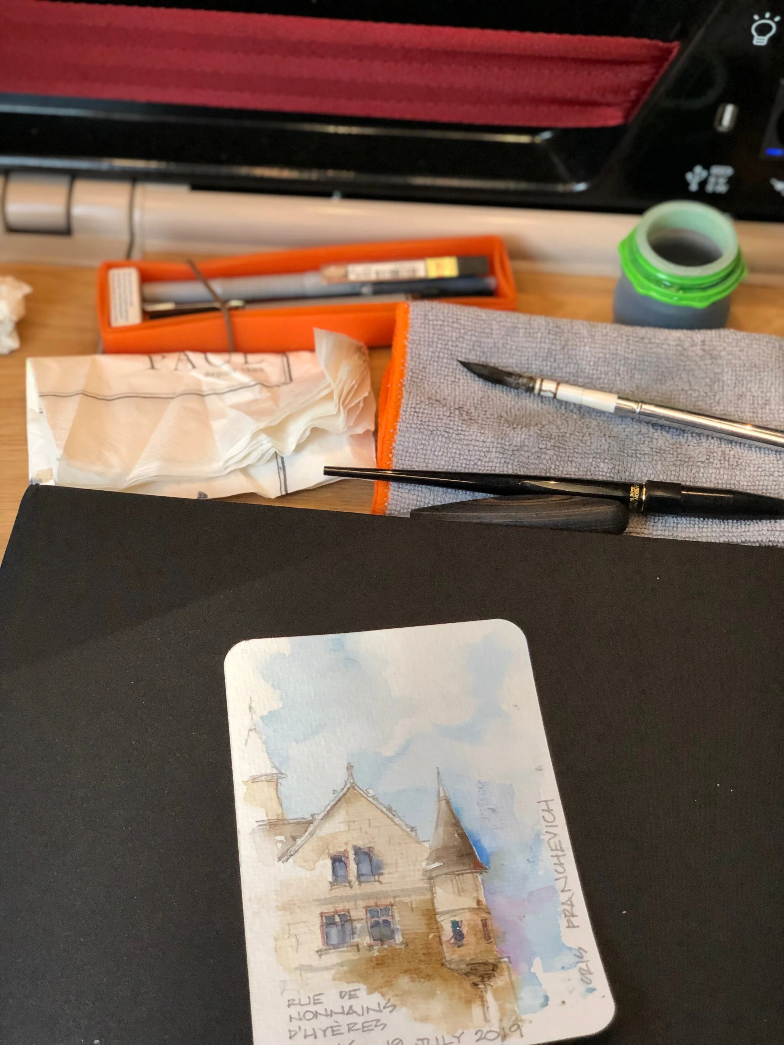 travel journaling in a train ride!!!