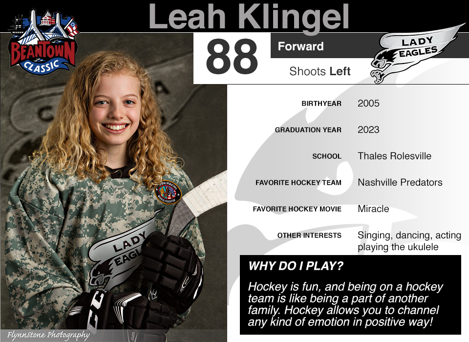 #88 Leah Klingel