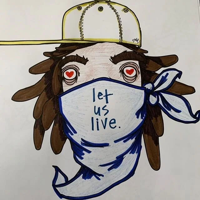 #LetUsLive @solacewonder bandito page by @highheelsnmohawks 💚🖍🎨 #StayInsideTheLinesSEA #BlackLivesMatter #makeartnotwar