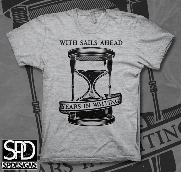 New 'Years in Waiting' Hourglass T-shirts Available Now