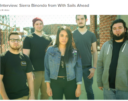 DOPECAUSEWESAID interviews With Sails Ahead Vocalist Sierra Binondo