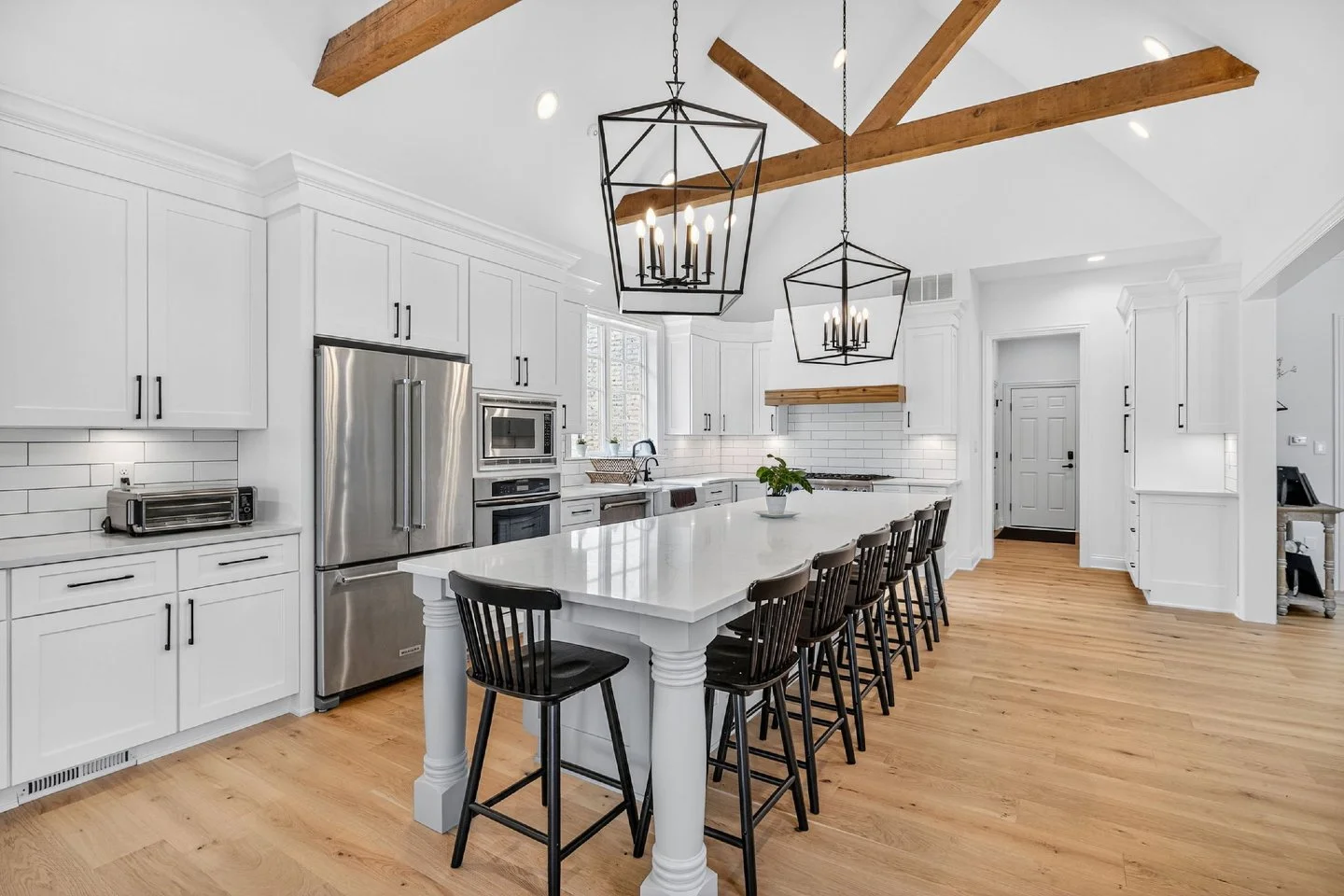 They say everyone always ends up in the kitchen- and for good reason.

A well-designed kitchen makes hosting easy, from quiet mornings to holiday chaos. Here&rsquo;s to spaces built for connection, conversation, and maybe a glass of wine or two. 🍷

