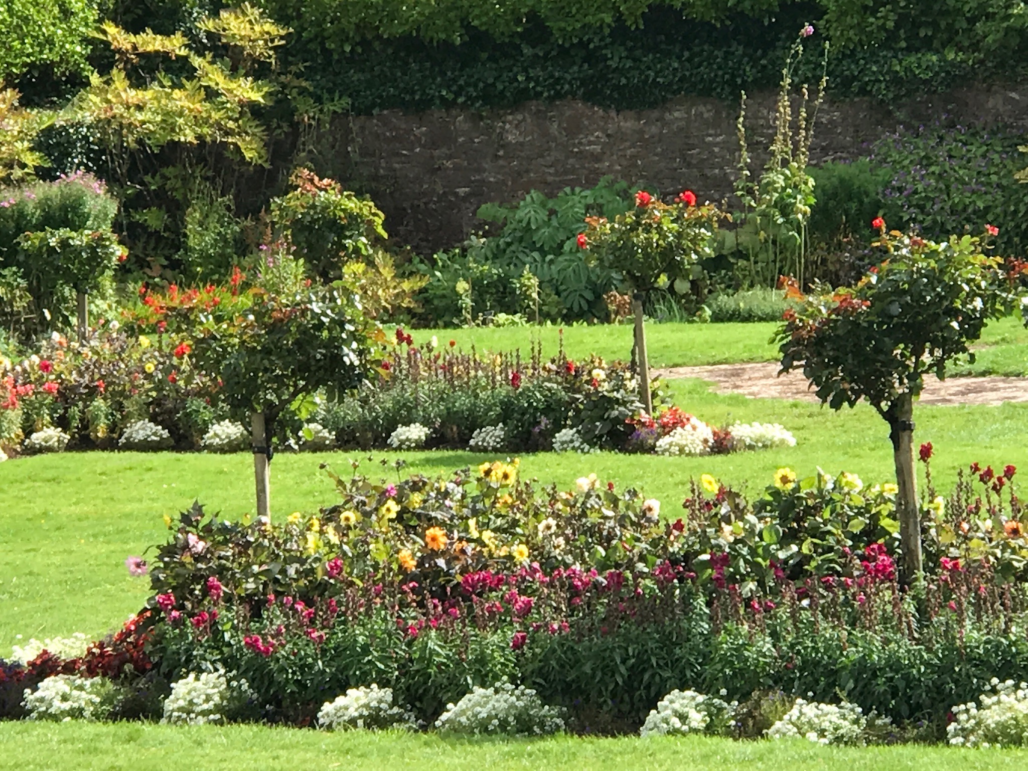 The gardens at the Muckross House