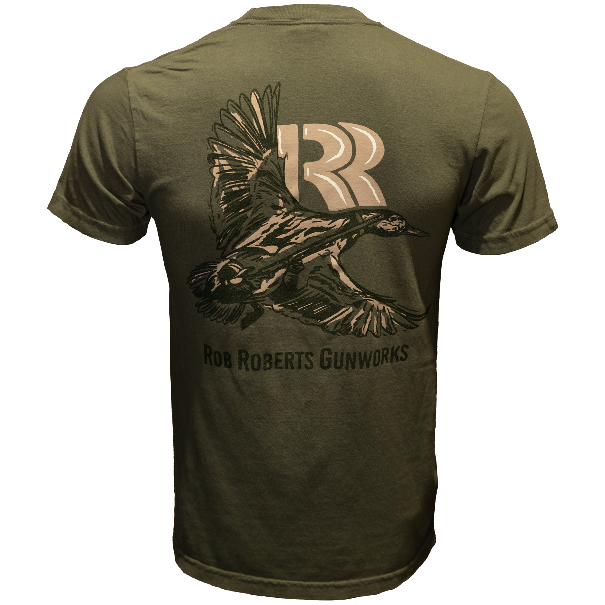 Shooter Man Duck Shirt Back.png