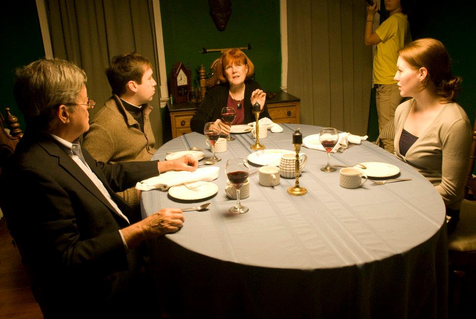Rit Weaver, Nick Reynolds, Susan Kirby and Meagan Lee Farrell in Dinner at Desmond's