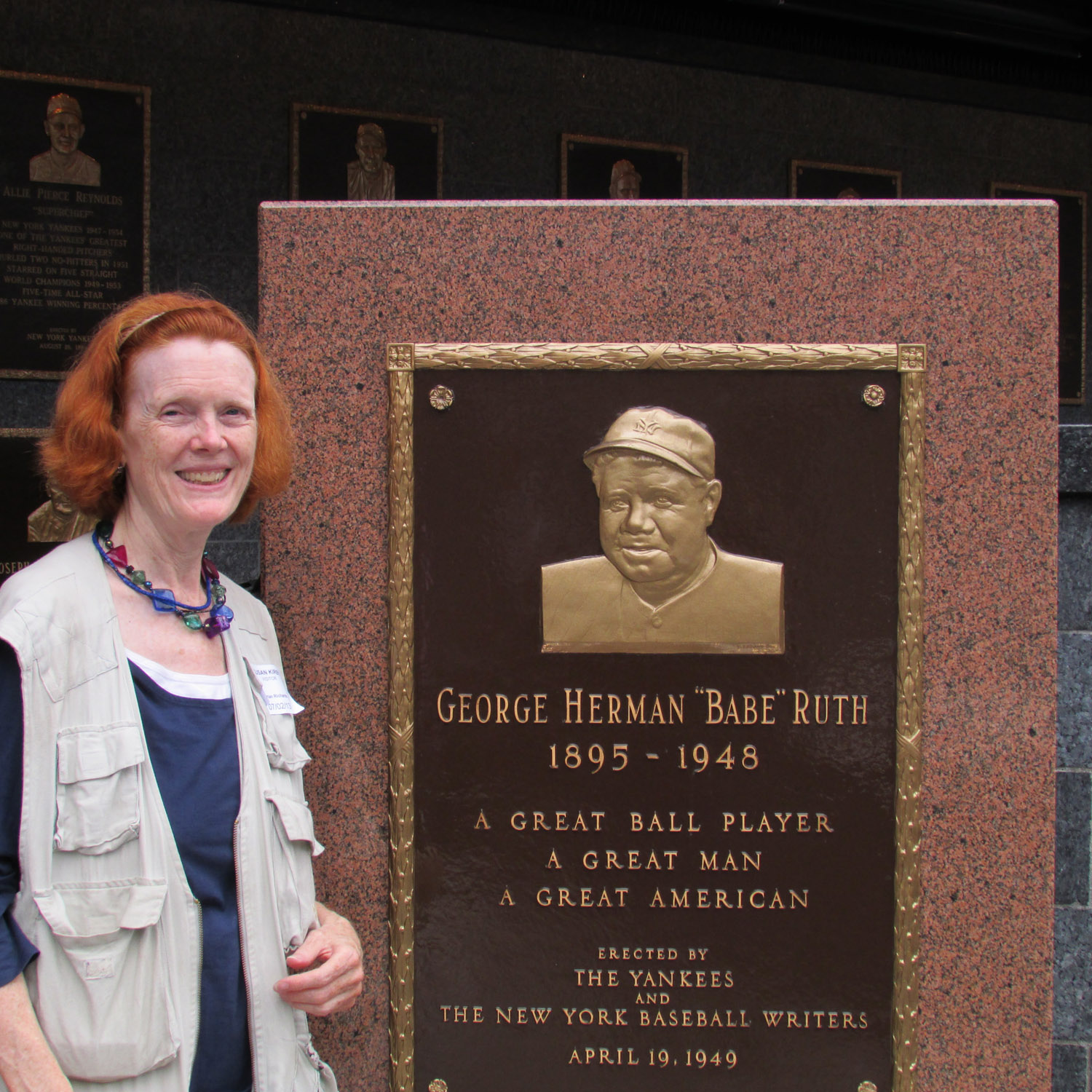 Susan with Ruth plaque 7-2-2013  011.jpg