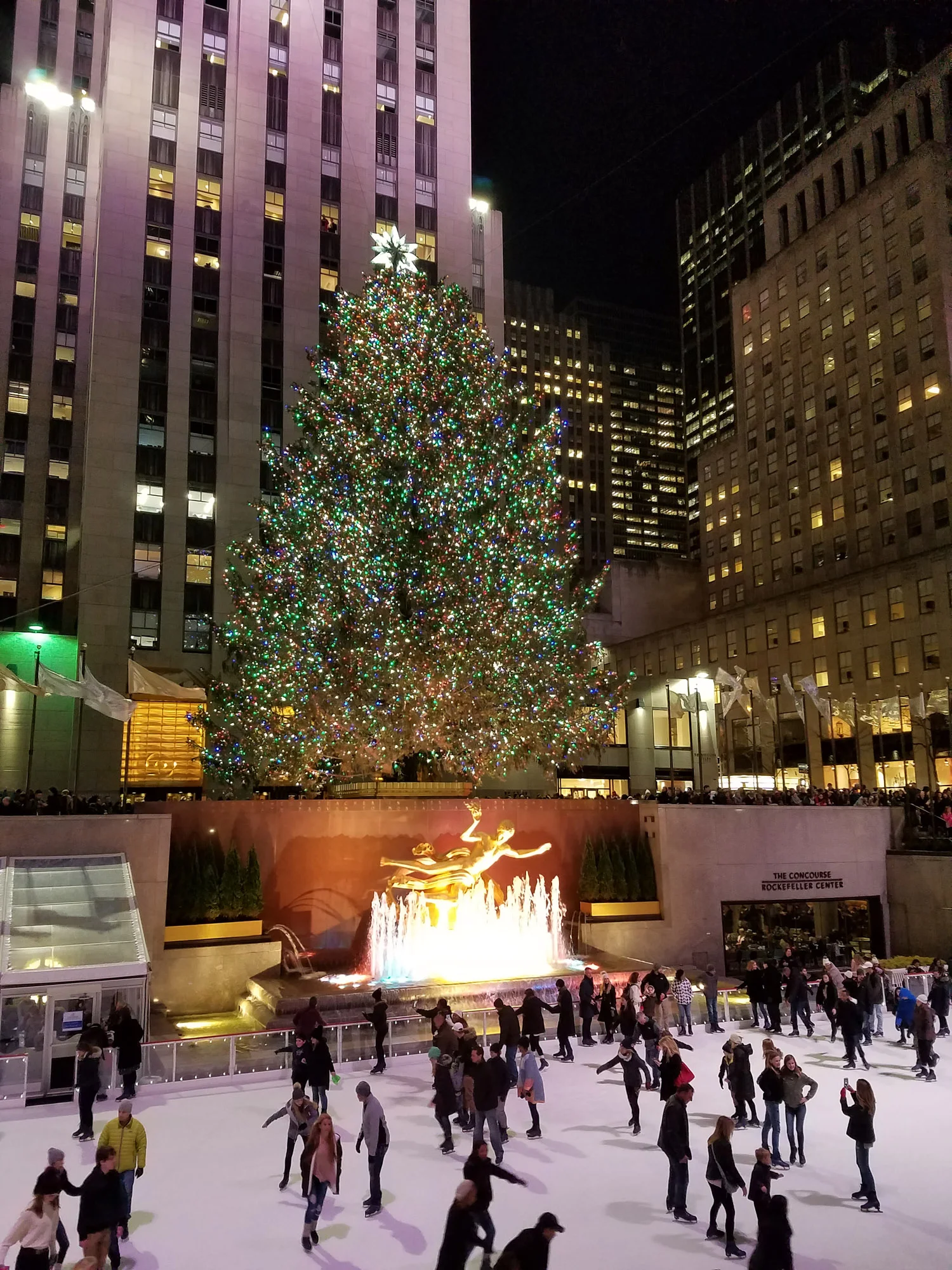 The Rockefeller Center Christmas tree, 2017