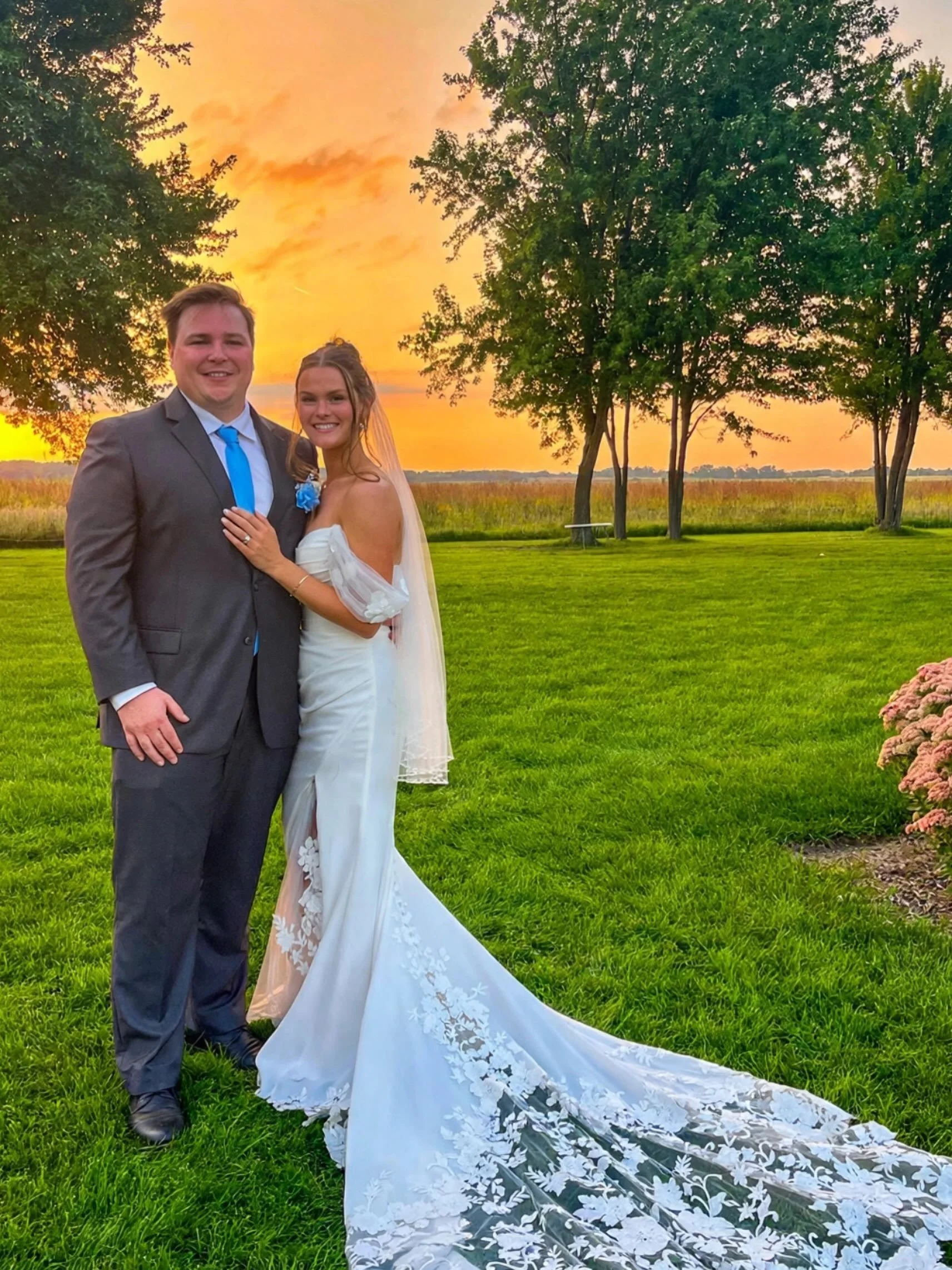 Congratulations Claudia &amp; Travis! What a spectacular day! 🥂
