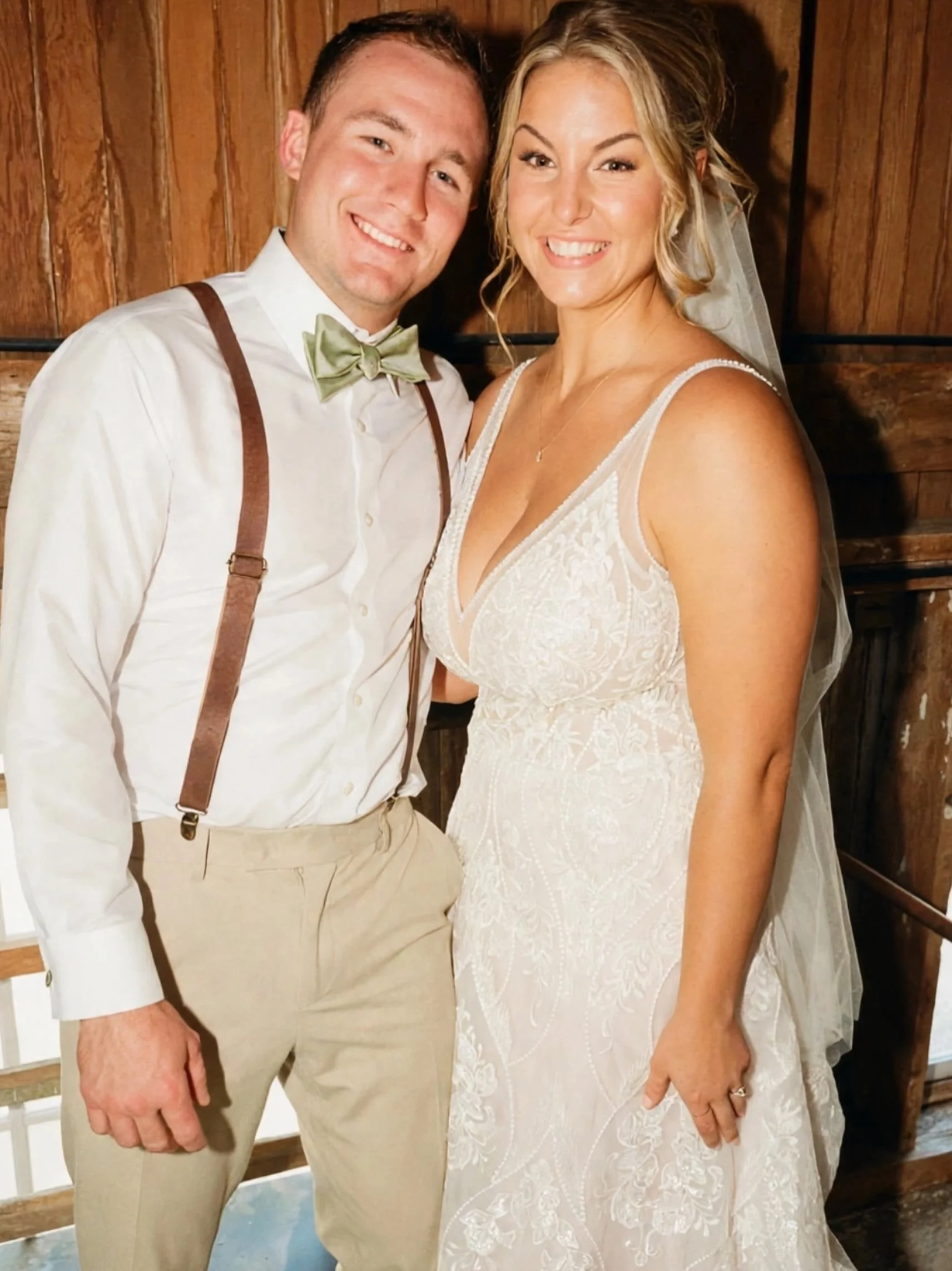 Congratulations Jess &amp; Cade! Last night was so much fun! Have fun in the mountains this week! 🏔️ #bluestemfarmandevents #barnweddingvenue #lakegenevaweddings