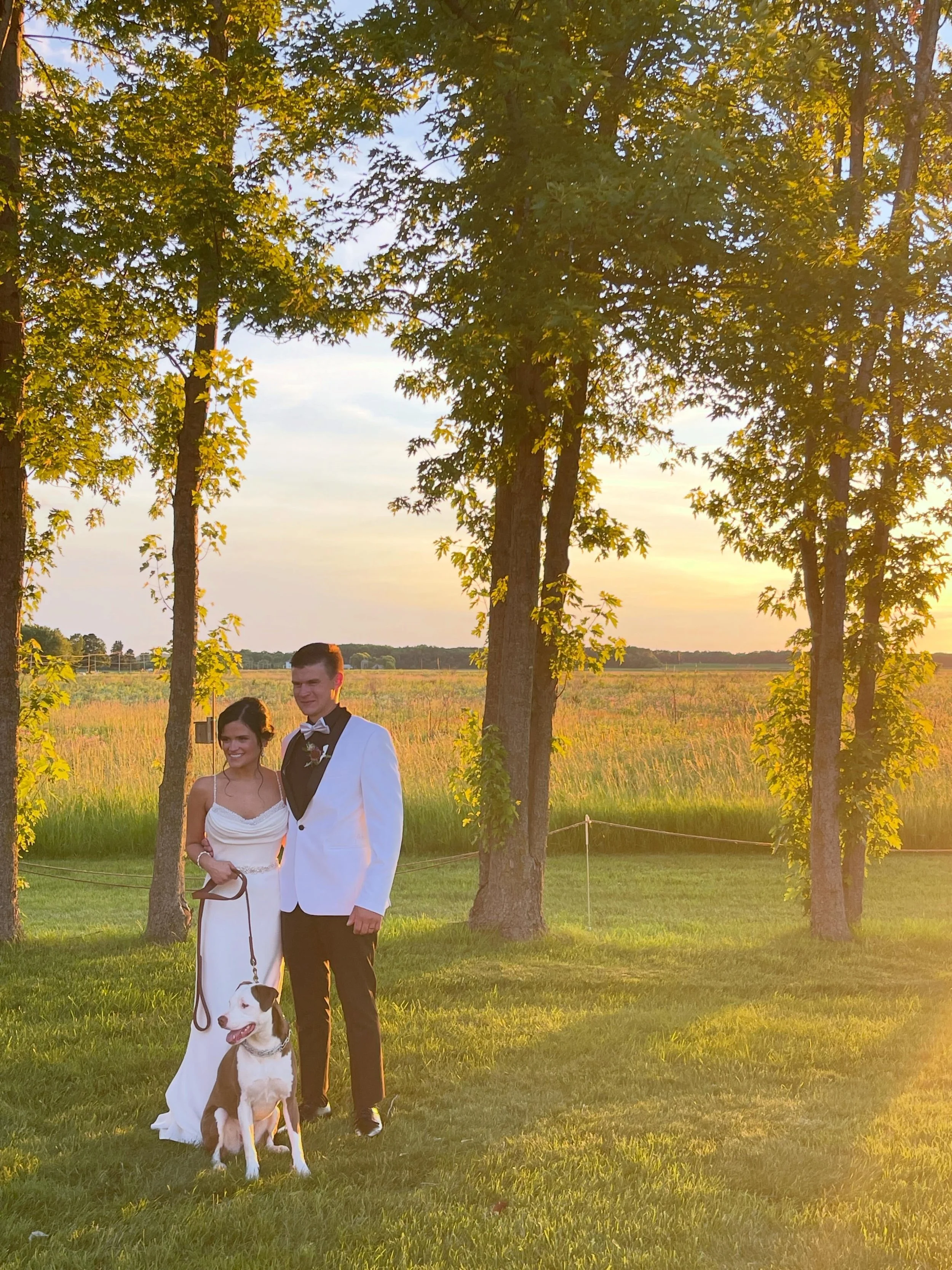 Congratulations Amber &amp; Kenny! Such a spectacular day for these two! Cheers 🥂 #bluestemfarmandevents #realbarnwedding #lakegenevawedding #chicagowedding