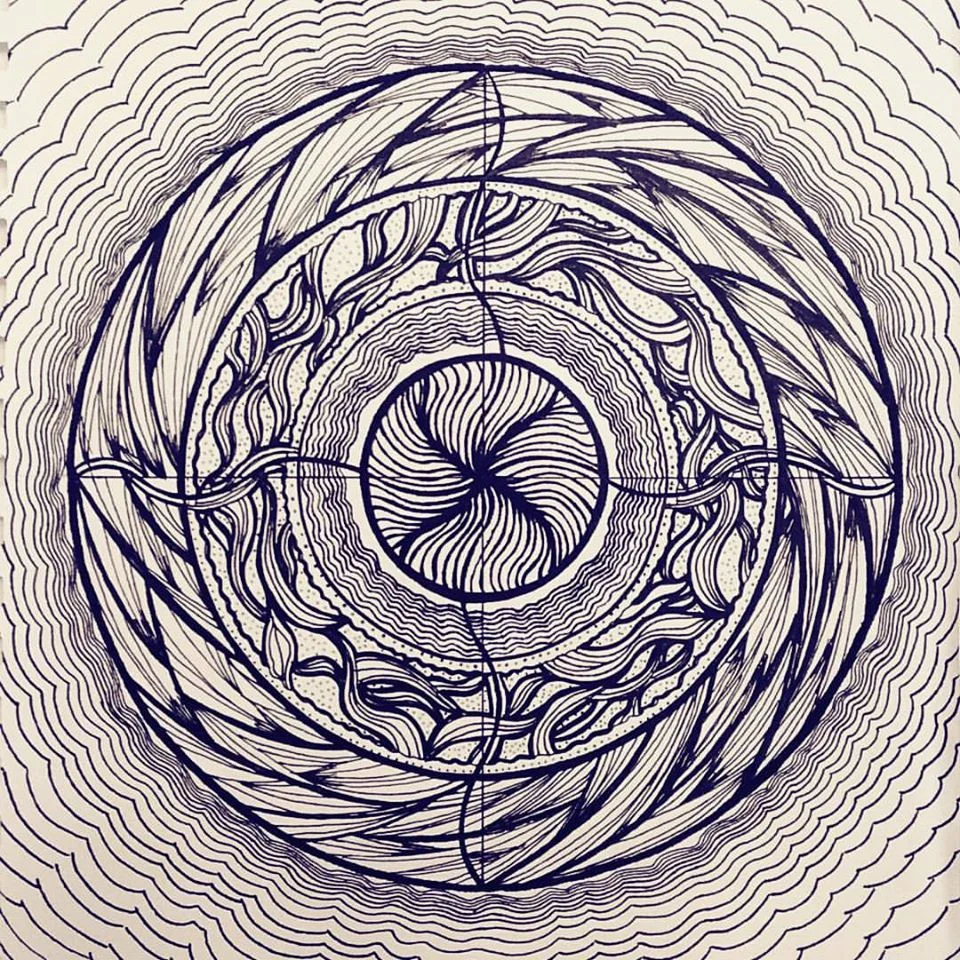 "Vortex" 6 X 9 Art Print