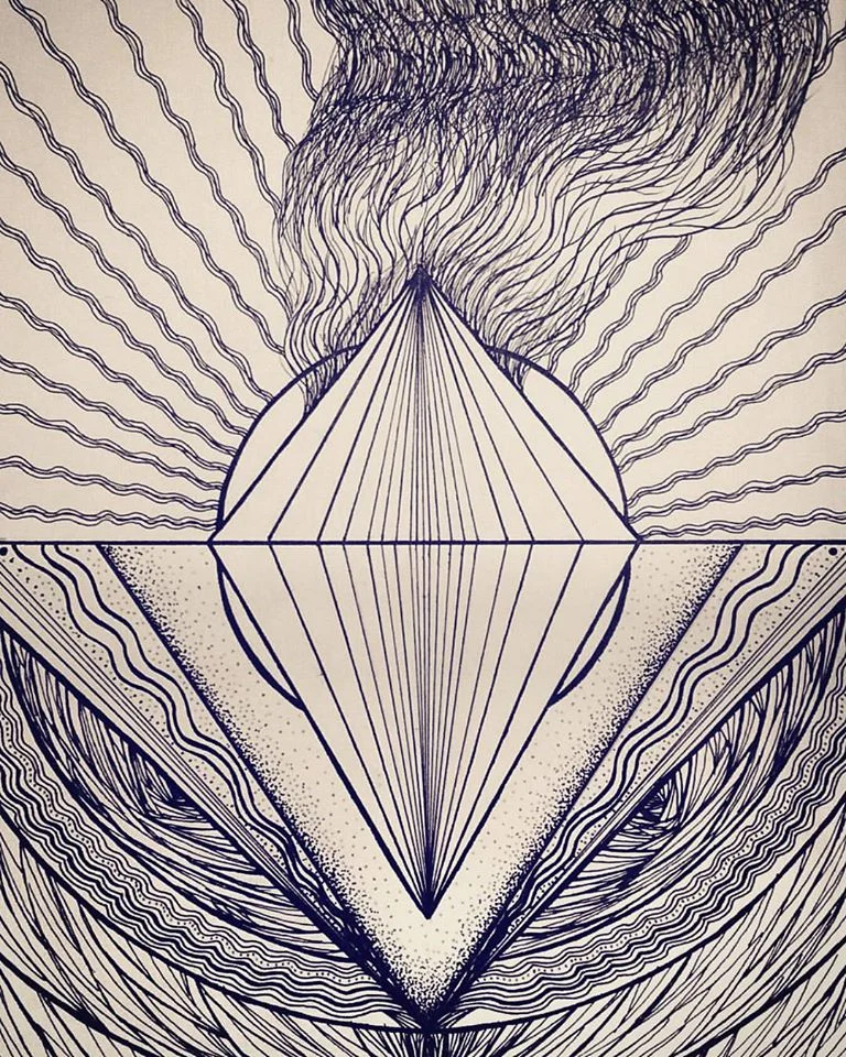 "Diamond" 6 X 9 Art Print