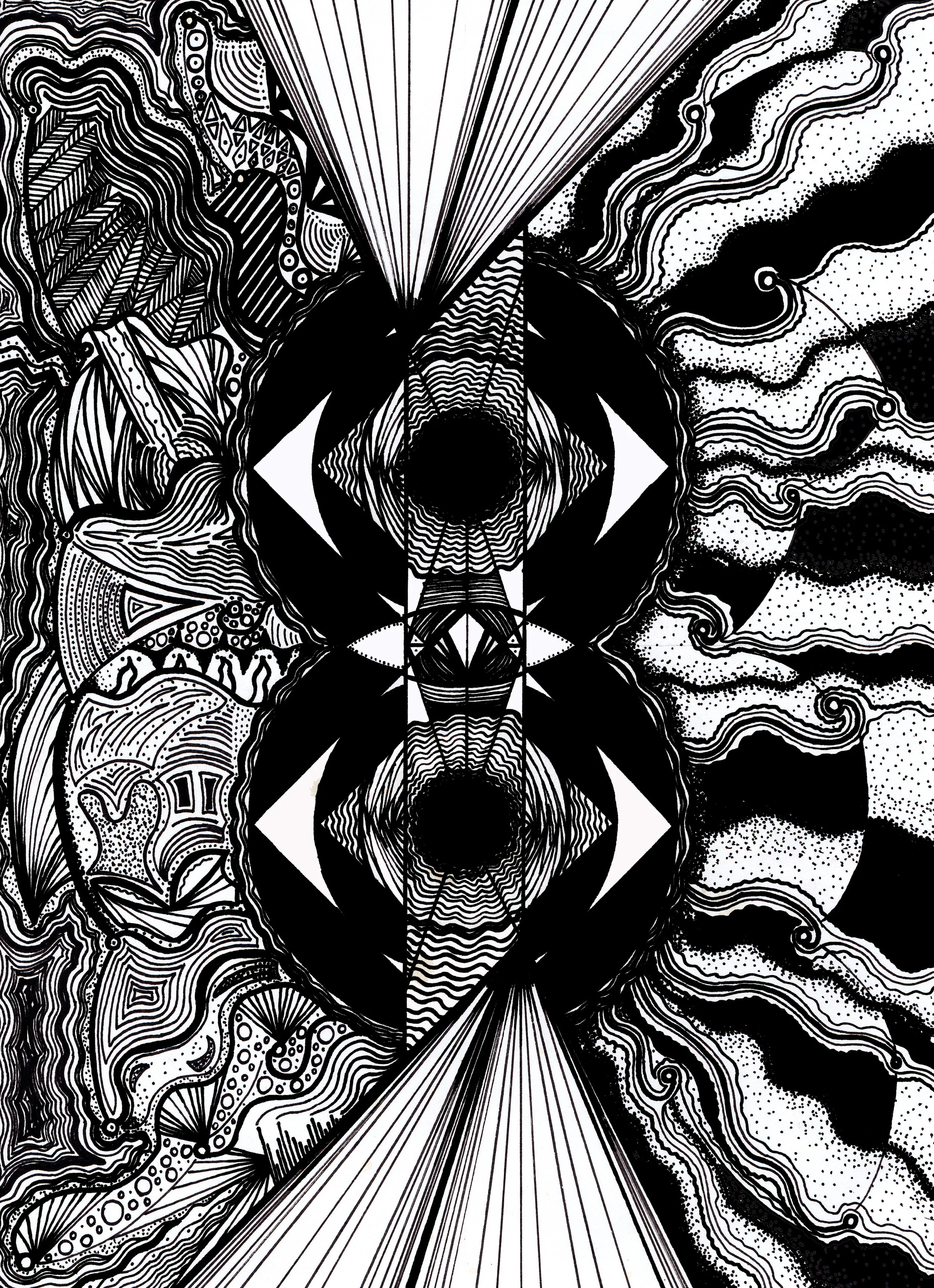 "Crazy Eyes" 6 X 9 Art Print