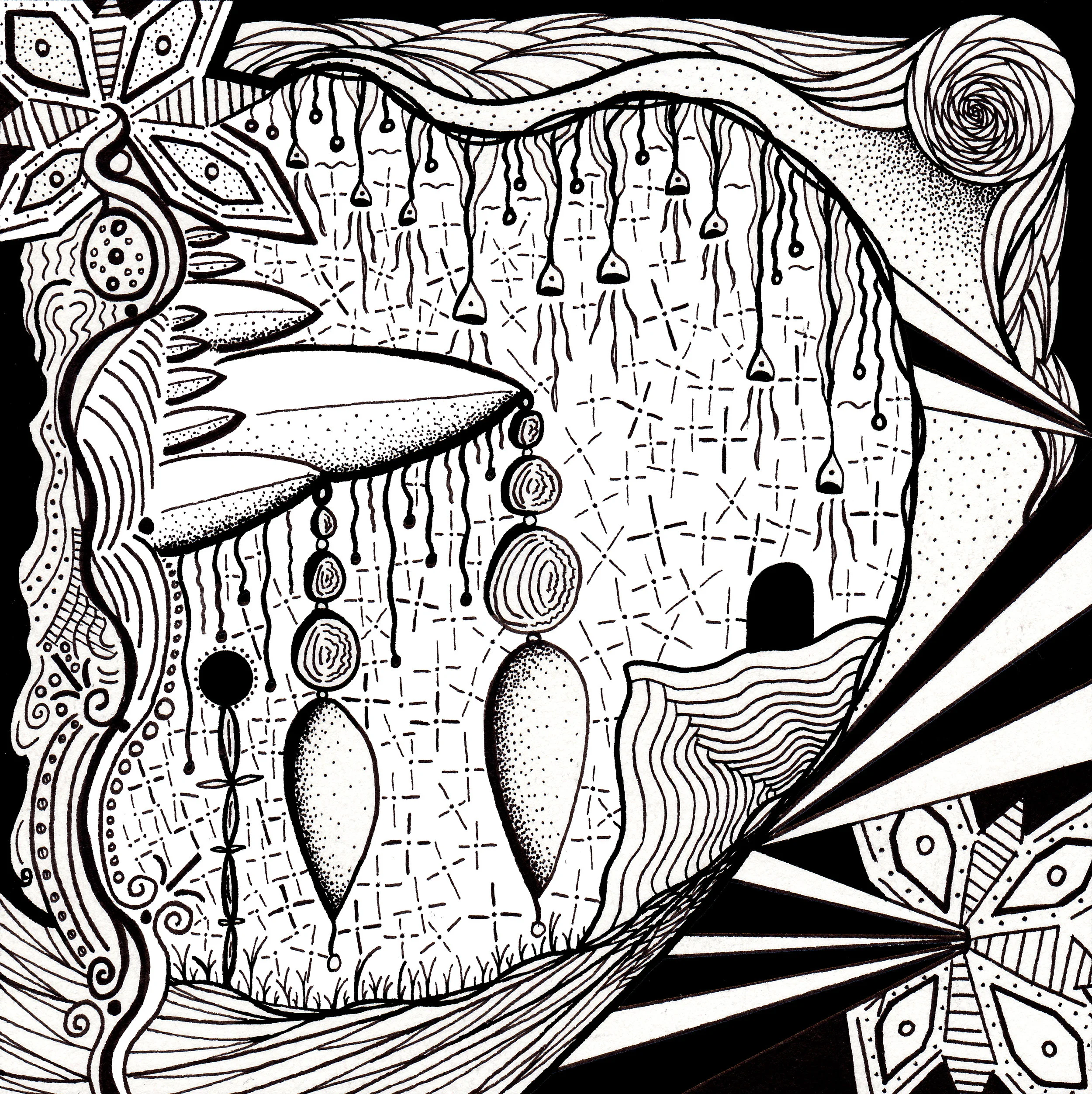 "Tunnel" 6 X 6 Art Print