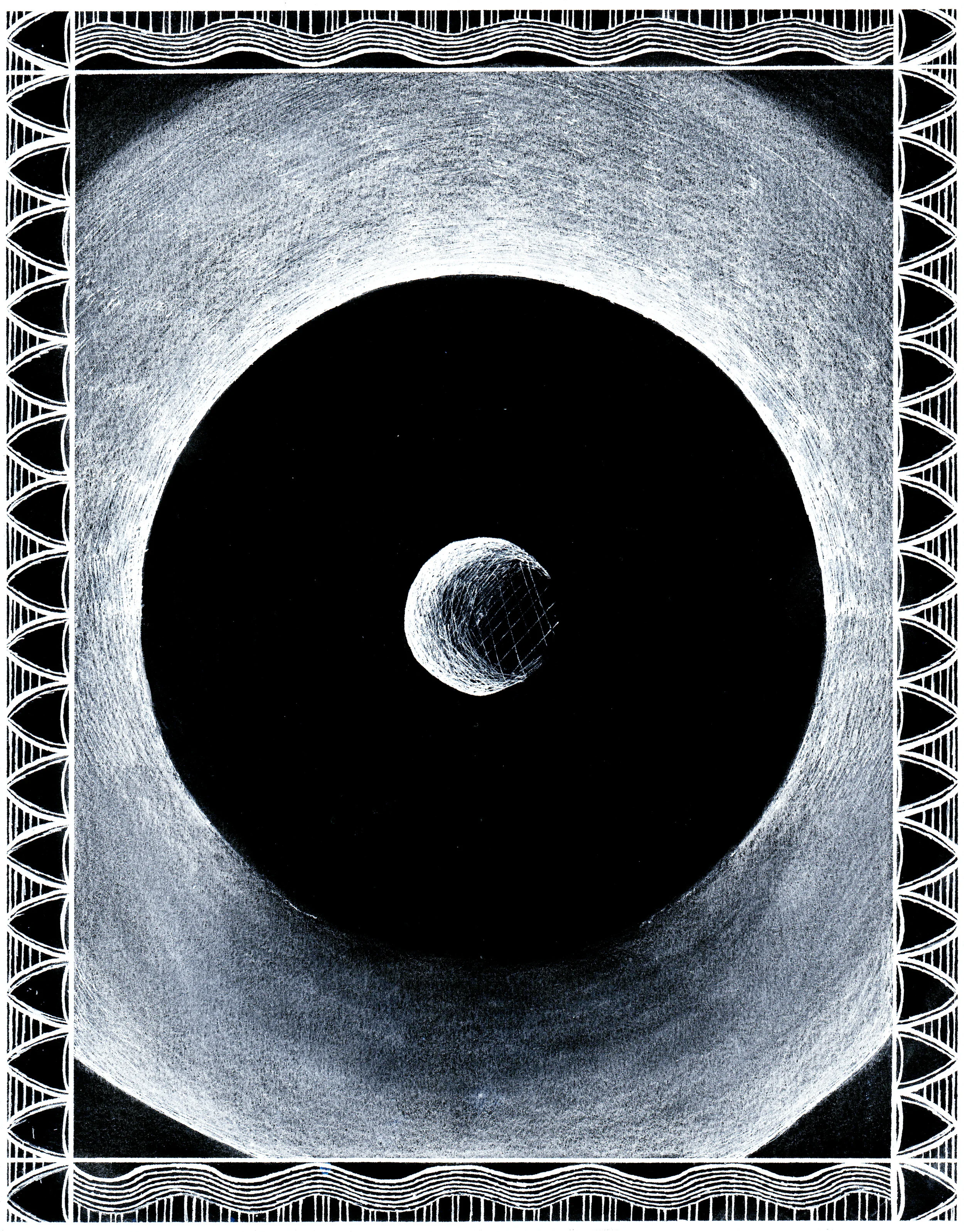 "Moon" 6 X 9 Art Print