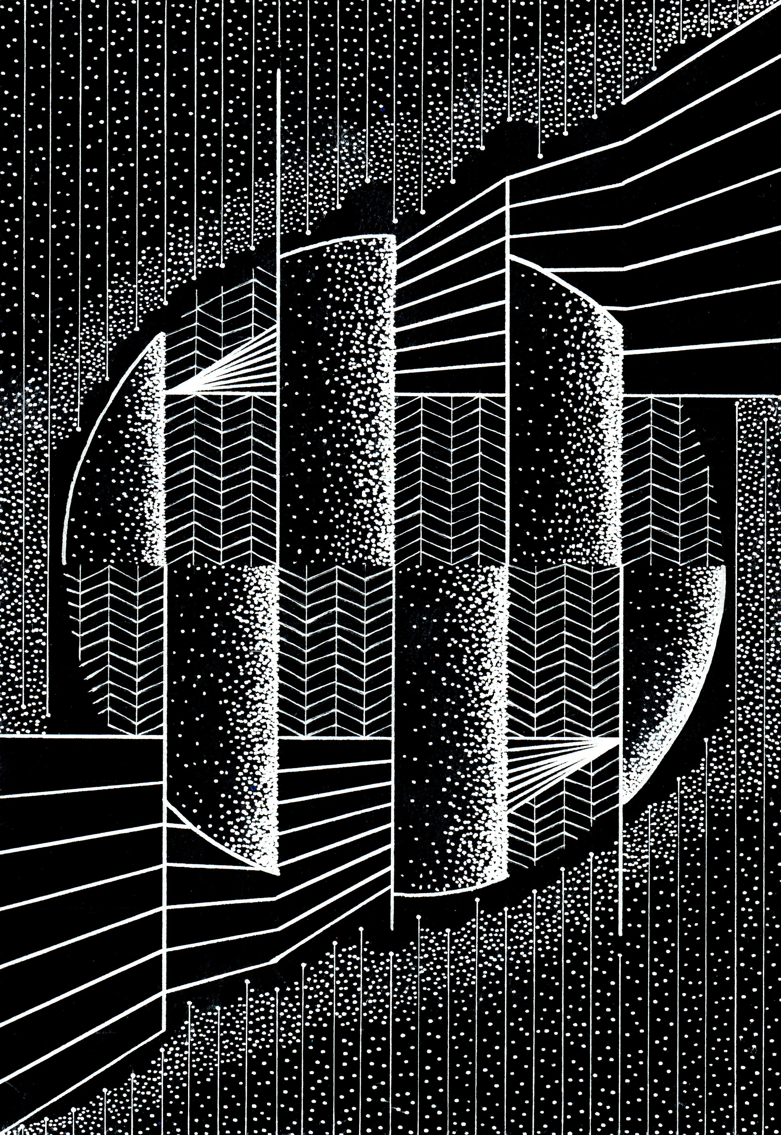 "Circle Invert" 6 X 9 Art Print