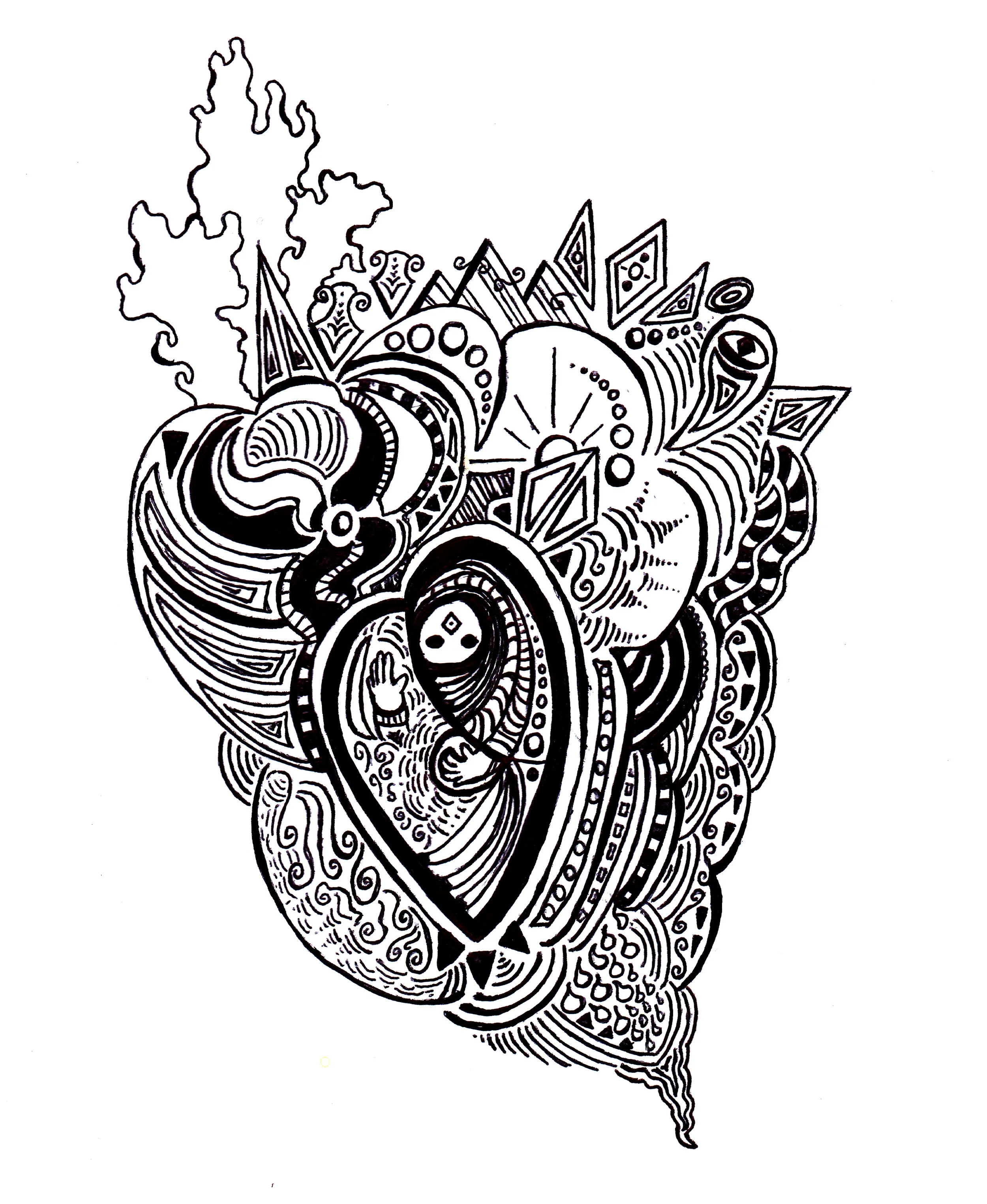 "Impressions 01" 6 X 8 Art Print