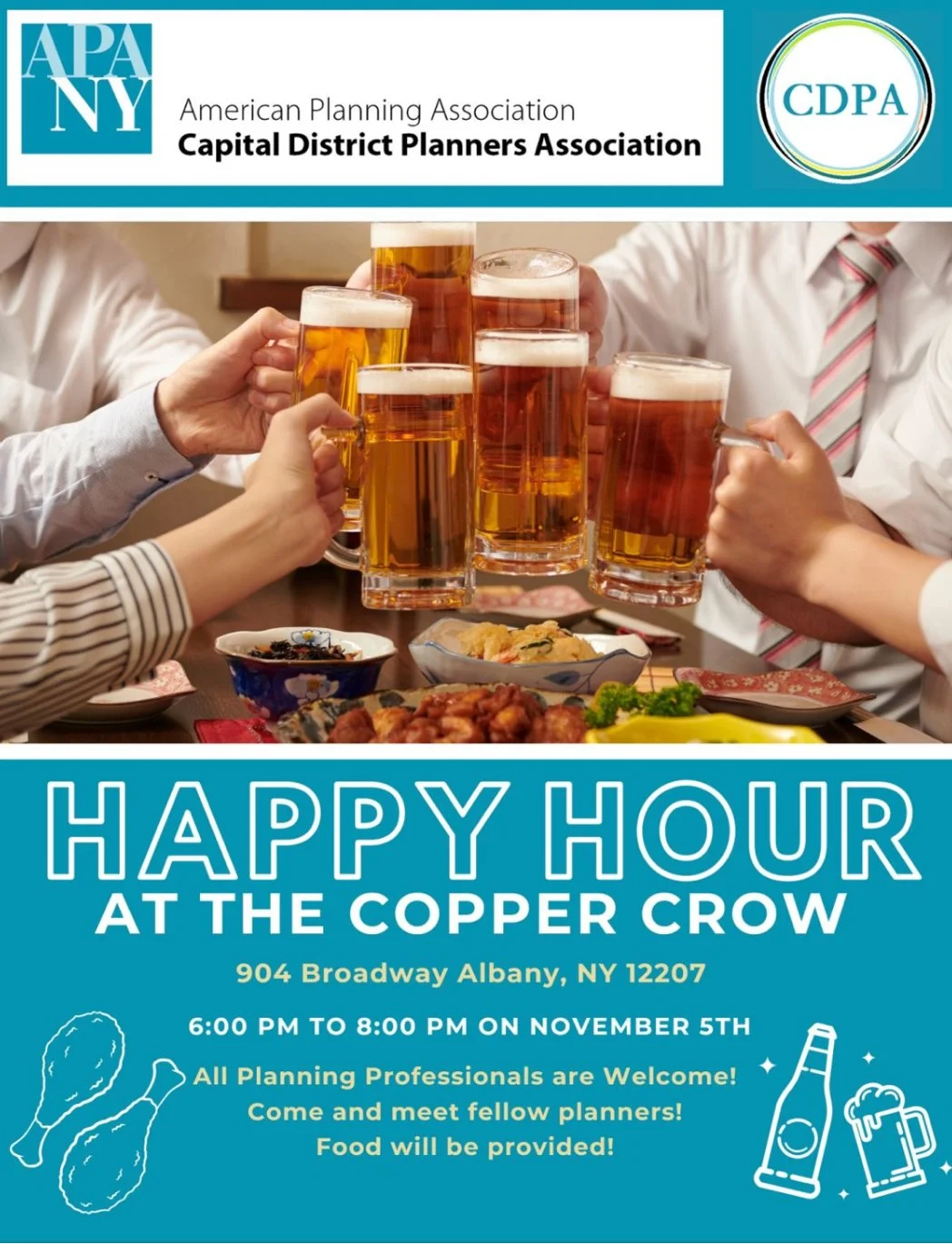 CDPA Happy Hour at the Copper Crow