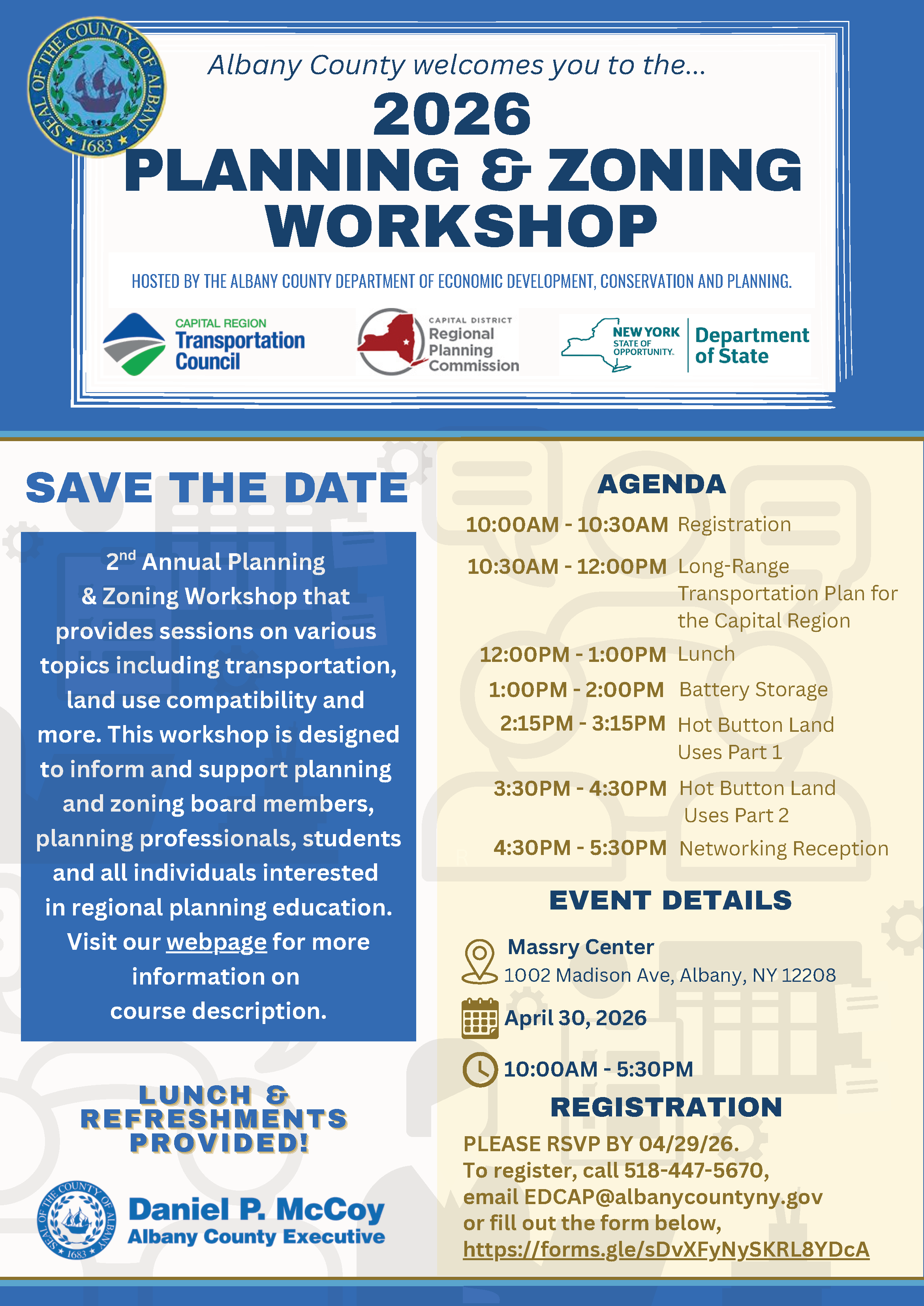 News: Albany County's Planning and Zoning Workshop